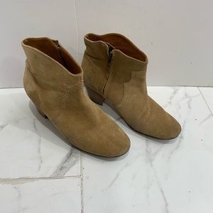 Isabel marant suede dicker booties